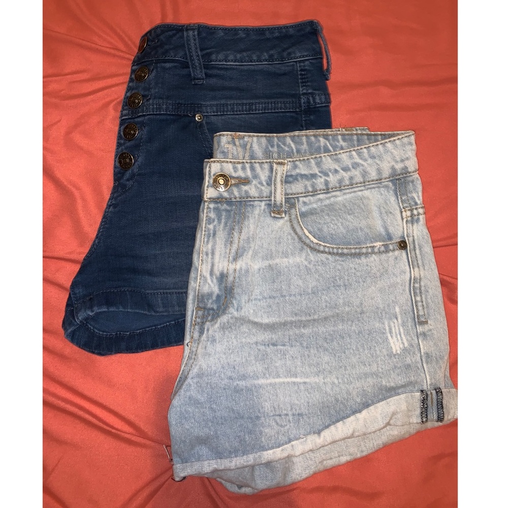 2 for 1 Jean Shorts Set